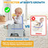 6-36 33 lbs Orzbow Portable High Chair with Tray, Foldable Booster Seat for Travel Toddlers Months, Baby Chair