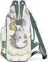 LiSoAkWE Backpack Daypack Backpack Cute Flying Eggs Dragon Personalized Large Capacity Diaper Bags,Custom Name Casual