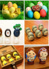 Wooden Fake Eggs, 6 Piece