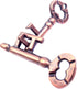 Traditional Brain Teaser, Classical Puzzle Magic Toy (Keys)