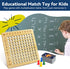 BAKAM Wooden Multiplication Board Math Game for Kids 8-12, 100PCS Flash Cards, Montessori Counting Toy