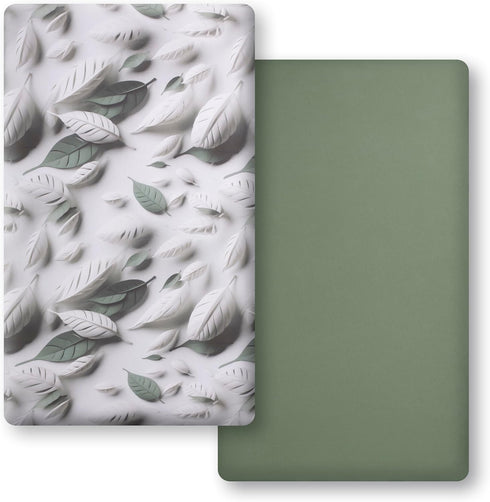 Organic Crib Sheet - 100% Cotton Baby Crib Sheets - Standard Crib
