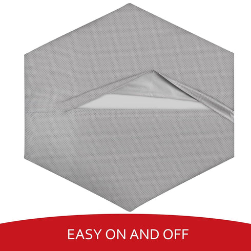 Baby Play Mat Cover (only Cover) Compatible with POP 'N GO Playpen Mat, Non-Slip Waterproof Hexagon Playpen Mat