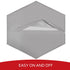 Baby Play Mat Cover (only Cover) Compatible with POP 'N GO Playpen Mat, Non-Slip Waterproof Hexagon Playpen Mat
