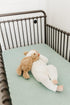 Emerson Copper Pearl Premium Knit Crib Sheets - Breathable and Soft, Fitted for Standard Mattresses, Perfect for Baby