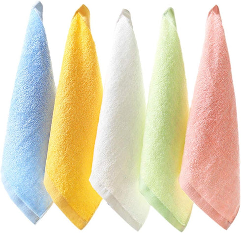 Tosnail 20 Pack 10" x 10" Ultra Soft Bamboo Fiber Baby Bath
