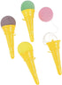 Fun Express Ice Cream Cone Shooters Toys - Set of 12 Party Supply and Classic Novelty Toys
