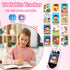 Kids Smart Phone for Girls, Toddler Learning Play Toy Phone with Dual Camera, Game, Music Player, Gifts for Ages 3-10