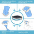 Fununcat 165 6 Pack Square Starter Refills Disposal Bags Refill Compatible with Diaper Genie Classic, Compact