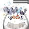 Musical Car Seat Toys for Newborns, Stroller Toys with Rattles & Teether for 0-6 Months Infants
