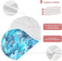 decor gift 4 Pack 22x11in Cotton Muslin Burp Cloth Breathable Blue Camouflage Milk Spit Up Cloth for Unisex Newborns