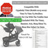 Henkgo V2 V3 V2, 1Set+2 Upper Adapter Compatible with UPPAbaby Vista and Vista and Vista Strollers/Bassinet, Toddler