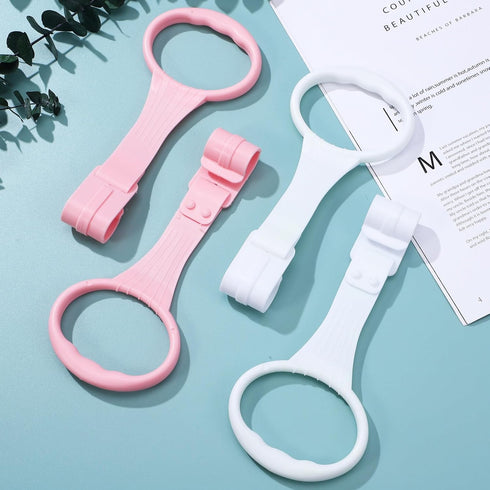 SAFIGLE 4 PCS Baby Pull up Rings, Baby Playpen Pull Rings, Toddler Walking Training Tools, Baby Accessories