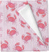Cstdyfrv Watercolor Crab Striped Baby Blankets for Boys Girls Pink Crabs Sea Ocean