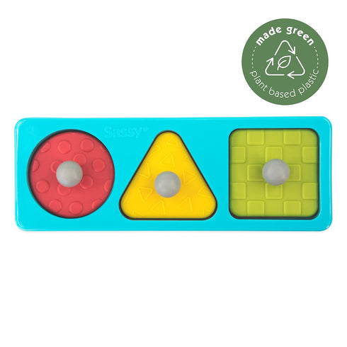 6+ Sassy Eco Peek-a-Boo Puzzle | Made Green with Plant-Based Plastic | STEM Learning Months