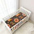 CZXW 52" 28" Rooster Hen Floral Design Crib Sheets Fitted x Natural Cotton Soft & Breathable for Baby Crib Mattress