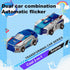 liluwushe 2-in-1 3-12 Collision Transformation Dinosaur Car Toy |Magnetic Cars Convertible Robot Toys|DinosaurToys