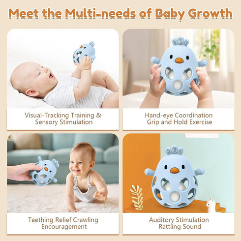 MCGMITT Portable Potty with Teething Toy Bundle for Babies