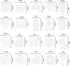 20 Pieces Clear Animal Shape Plastic Pegboards with 20 Colorful Cards for Kids DIY Craft Beads
