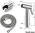 OJJBAVKFQ Set HandheldSprayer Quality Stainless Steel Supercharge Cloth Diaper Sprayer BrushedSprayer with Stainless