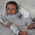 20 Inch 3 WOOROY Realistic Reborn Baby Dolls Black Boy, African American Newborn Boy Doll, Lifelike Weighted Soft Body