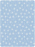miaozhen 1 Pack 52x28 Cotton Baby Crib Sheets Soft White Daisy Flower Blue Toddler Bed Cover for Nursery para cunas de