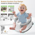 5 Baby Bath Seat for Babies Months & Up - Non-Slip Bath Seat for Sitting Up, Soft Cushion & Compact Design, Toddler