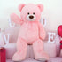 MorisMos 4 Feet Giant Pink Teddy Bear Stuffed Animal, 51.2in Large Plush for Baby Shower, Valentine's Day, Christmas,
