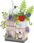 Sacblirr Juice Shop City Street View House Mini Building Micro Blocks Toy Store