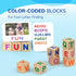 BenBen Educational Toys - Montessori 110 Flash Cards CVC Word Builder for Kids 3-6, Alphabet Learning and Spelling Games