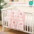 30x40 Inch Baby Blankets for Girls with Strawberry Pink, Super Soft Plush Lightweight Nursery Bed Blanket for Newborn