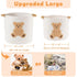 Large Blanket Baskets for Living Room, Teddy Bear Baskets Toy Storage Basket Woven Cotton Rope Basket for Kids, Toys