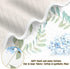 KICPOAY 30x40 Inch Swaddle Blanket for Blue Floral Hydrangeas with Leaves Baby Receiving Blanket Muslin Baby Swaddles