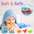 Baby Suction Cups - 16PCS Silicone Dinosaur Sucker Toys with Eggshell Storage, Sensory Bath Toys for Ages 4-8