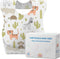 KIIS Disposable Baby Bibs for Travel - Paper Bibs for Infant, Toddlers