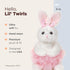 Bearington Collection Ballerina Stuffed Animal - 6" Bunny Lil' Twirls Ballet Doll for Girls Dance Recital Gifts