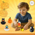6-Pack Summer 2 Inches The Dreidel Company Halloween Rubber Duck Toy Duckies for Jeeping, Fun Bath Birthday Gifts Baby