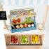 Set 3+, PairPear Montessori Wooden Vegetable Matching Toy Play Food Garden for Toddlers Preschool Learning Sorting