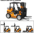 NOVAFUSION 3 Forklift Toys for Kids Construction Truck Forklift,Metal DieCast Forklift Toy,Pull Back Fork Lift Toy