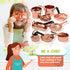 CP Toys 13 Set 3 Piece Plastic Copper Look Cookware for Pretend Kitchen Play for Ages Years and Up