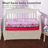 EVERYDAY KIDS 2 Pack Fitted Girls Crib Sheet, 100% Soft Breathable Microfiber, Fits Standard Crib Mattress
