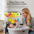 0-6-12 Carseat Toys Hanging for Babies Months, Crib Toy Hanging Plush Spiral Car Seat Toy, with Rattle, Teether
