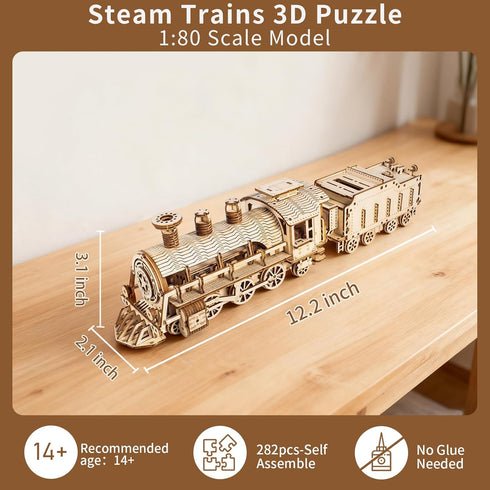 Buildixel 3D Wooden Puzzles for Adults, DIY Mechanical Model Kits for Adults and Kids to Build, Creative Gift for Women