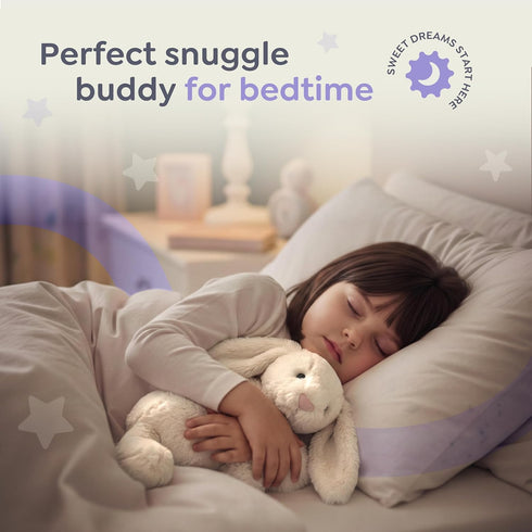 FREND White Bunny Stuffed Animal, Cute Plushies for Women and Kids, Soft Bunny and Rabbit Plush Toy Gift, Adorable