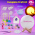 Paint Your Own Moon Lamp Kit, DIY 3D Space Moon Night Light, Art Supplies for Kids Ages 8-12, Birthday Gift