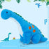 Houwsbaby 14” Blue Light Up Dinosaur Stuffed Animal, LED Glowing Diplodocus Plush Toy Night Light for Kids