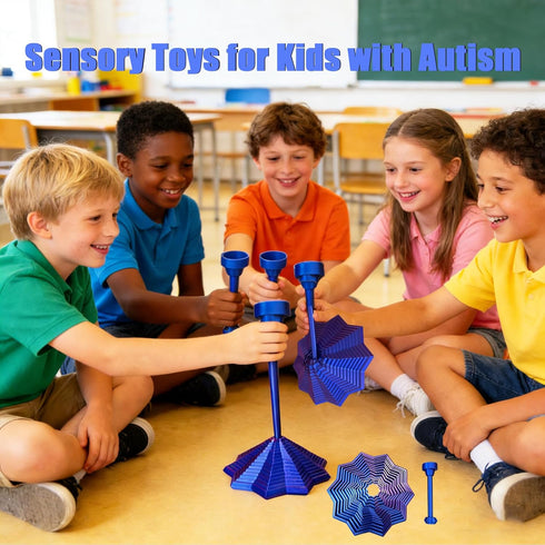 ajitxalr 2 3D 3D 3D Easter Basket Stuffers Pcs Fidget Toys Fidget Star Printed Expanded Sensory Fidget Star Dual Motion