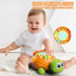 6 12 12-18 3-6 7 8 9 10 1 2 Letapapa Baby Toys to Months, Musical Turtle Baby Toys for Months, Crawling Toy with Light