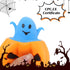 12PCS 6 BILLMOSS Halloween Pumpkin Squishy Toys - Colors Stress Relief Ghost Toy for Trick or Treat Party Suppliers