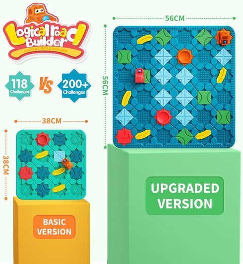 Large Size Kids Toys STEM Board Games - Educational Brain Teasers Puzzles, Preschool Learning Montessori Maze Gifts Age